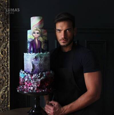 Mesh Stencil Crystal Collection; Fancy Damask  (36*18 cm)