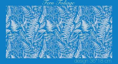 Mesh Stencil Crystal Collection; Fern Foliage