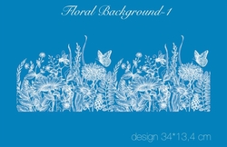 Mesh Stencil Crystal Collection; Floral Background-1 - Thumbnail