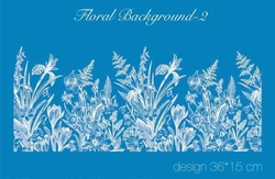 Mesh Stencil Crystal Collection; Floral Background-2 - Thumbnail