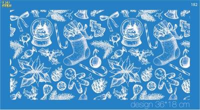 Mesh Stencil Crystal Collection; Gingerbread Concept