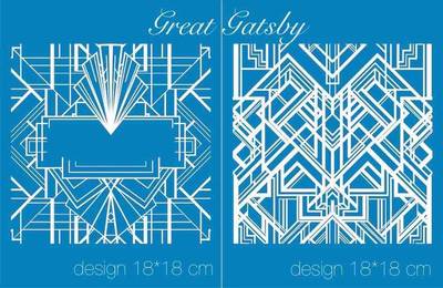 Mesh Stencil Crystal Collection; Great Gatsby