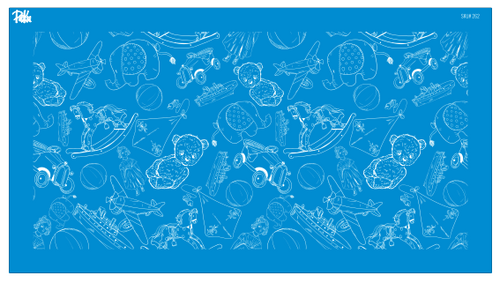 Mesh Stencil Crystal Collection; Kids Toys-2 (36*18 cm)