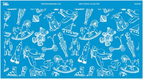 Mesh Stencil Crystal Collection; Kids Toys-3 (38*19cm)