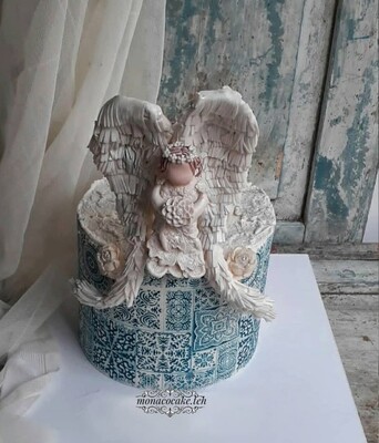 Paku Malzeme - Mesh Stencil Crystal Collection; Kintsugi (35*17 cm) (1)