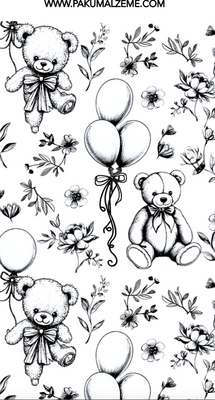 Mesh Stencil Crystal Collection; Nursery Background (37*20 cm)) - Thumbnail
