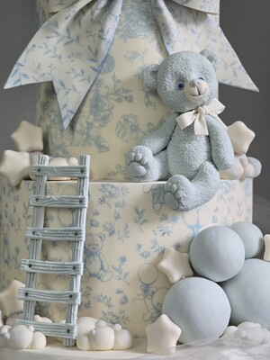 Paku Malzeme - Mesh Stencil Crystal Collection; Nursery Background (37*20 cm)) (1)