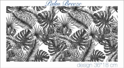 Paku Malzeme - Mesh Stencil Crystal Collection; Palm Breeze