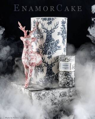 Mesh Stencil Crystal Collection; Reindeer ( 36*18 cm)