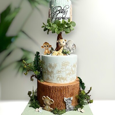 Paku Malzeme - Mesh Stencil Crystal Collection; Safari Toile-2 (37*18,5cm) (1)