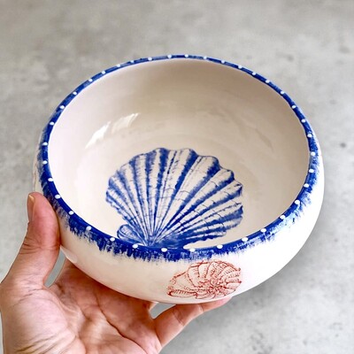 Mesh Stencil Crystal Collection; Seashells Set (33*22 cm) - Thumbnail