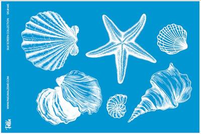 Mesh Stencil Crystal Collection; Seashells Set (33*22 cm)