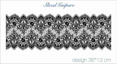 Mesh Stencil Crystal Collection; Sliced Guipure