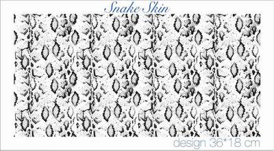 Mesh Stencil Crystal Collection; Snake Skin