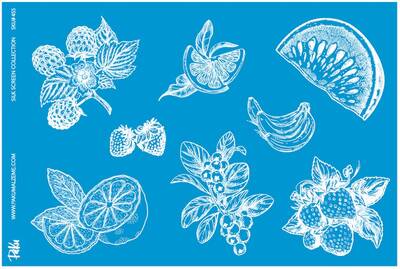 Mesh Stencil Crystal Collection; Summer Fruits Set (33*22 cm)
