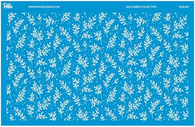 Mesh Stencil Crystal Collection; Tiny Leaves (33*22 cm)