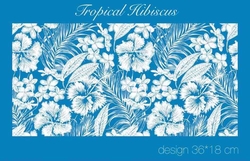 Mesh Stencil Crystal Collection; Tropical Hibiscus - Thumbnail