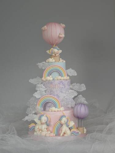 Mesh Stencil Crystal Collection; Unicorn Parade (38*19cm)