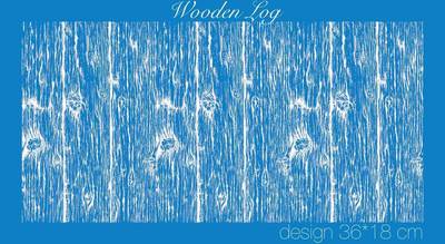 Mesh Stencil Crystal Collection; Wooden Log