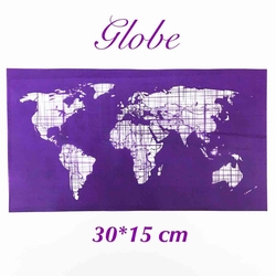 Mesh Stencil; Globe - Thumbnail