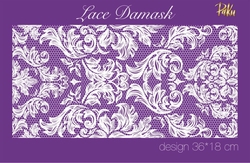 Paku Malzeme - Mesh Stencil; Lace Damask