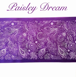 Paku Malzeme - Mesh Stencil; Paisley Dream