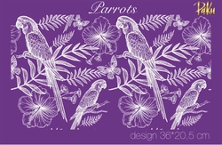 Mesh Stencil; Parrots - Thumbnail