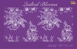 Paku Malzeme - Mesh Stencil; Quilted Blooms