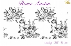 Paku Malzeme - Mesh Stencil; Rosa Austin