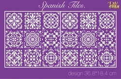 Paku Malzeme - Mesh Stencil; Spanish Tiles