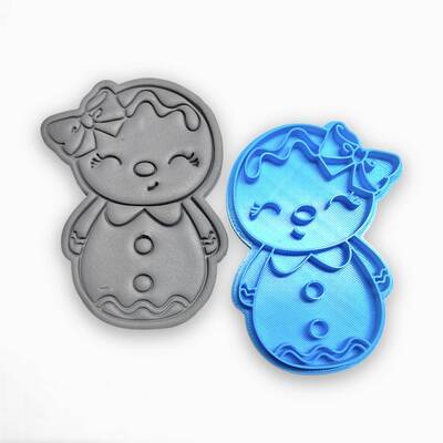 3D-plastic embosser GINGERGIRL Gingerkadın; 9,8 cm
