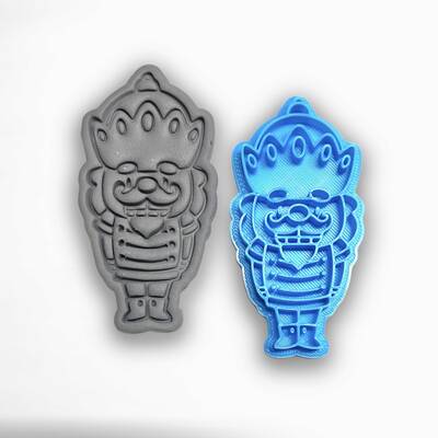 3D-plastic embosser NUTCRACKER-2; 7,0cm