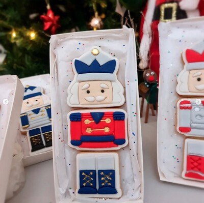 Plastik embosser baskı NUTCRACKER - 3 piece; 17 cm - Thumbnail