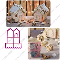 Paku Malzeme - 3D-plastic cutter Mini 3D Gingerbread House