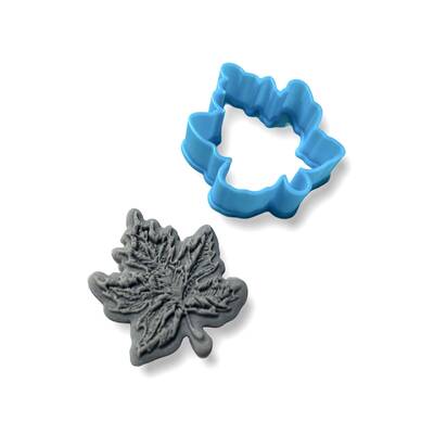 Plastik kalıp AKÇAAĞAÇ Yaprak; 3,3*2,8 cm