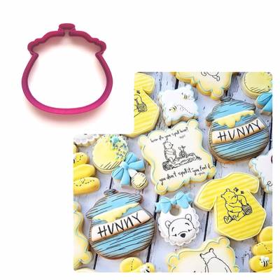 3D-plastic cutter Honey Jar; 8*8 cm