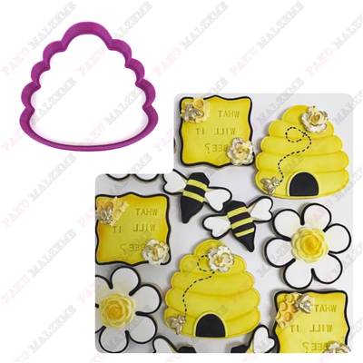 3D-plastic cutter Beehive; 8,5*8,5 cm