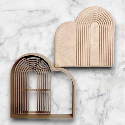 Paku Malzeme - Plastik kalıp BOHO ARCH kesici + baskı seti; 80x80 mm Paku Malzeme - Plastik kalıp BOHO ARCH kesici + baskı seti; 80x80 mm
