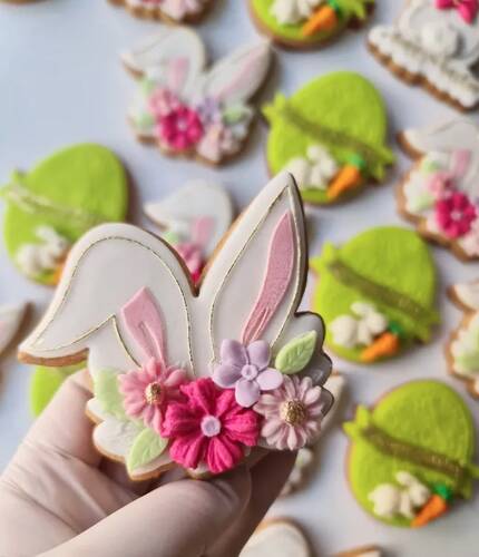 Plastik kalıp BUNNY EARS; 8,0*7,9cm