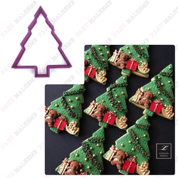 Paku Malzeme - 3D-plastic cutter Christmas Tree; 10,2*8 cm