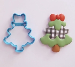 Paku Malzeme - 3D-plastic cutter CHRISTMAS TREE; 9,0*7,2 cm