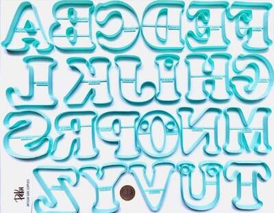 3D-plastic cutter CHUNKY ALFABE; 8 cm