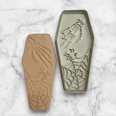 Paku Malzeme - Plastik kalıp COFFIN Tabut ;12*5,5 cm