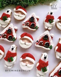 Plastik kalıp Cute Polar Bear; 10,5*5,4 cm - Thumbnail