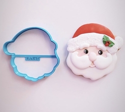 Paku Malzeme - 3D-plastic cutter CUTE SANTA-2; 8,5*8,5 cm