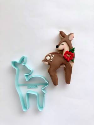 Plastik kalıp Elegant Deer; 10*6,5 cm