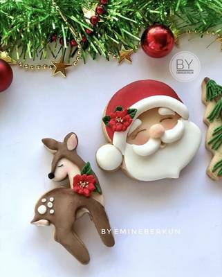 Plastik kalıp Elegant Deer; 10*6,5 cm