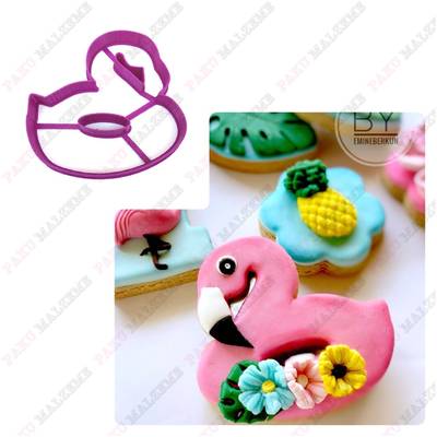 3D-plastic cutter Flamingo-2; 8,5*8,3 cm
