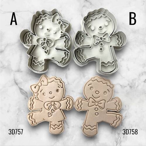 Plastik kalıp GINGERBREAD JOY