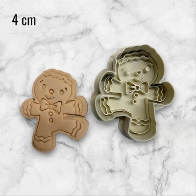 Paku Malzeme - Plastik kalıp GINGERBREAD JOY (1)